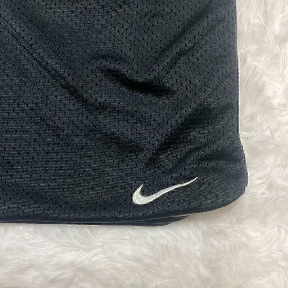 Nike Dri Fit Gym Shorts Retro Mesh Training Black Size Medium Lined Drawstring A - Picture 3 of 10